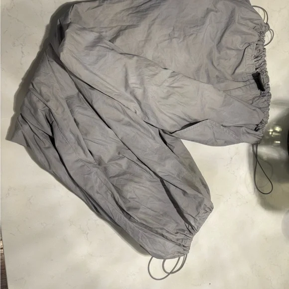 Zumiez Gray Wide Leg Pants - Picture 3 of 3